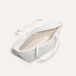 Goyard Goyardine Artois Tote PM White Canvas & Chevroches Calfskin Palladium Hardware - Image 4